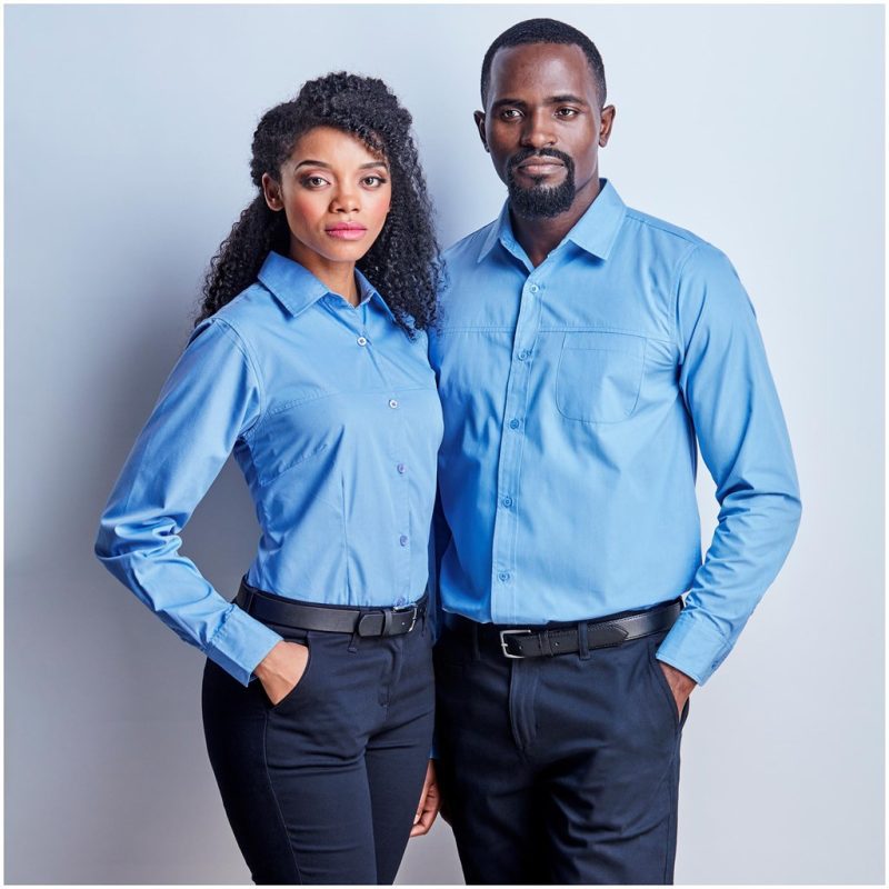 Ladies Long Sleeve Empire Shirt - Image 4